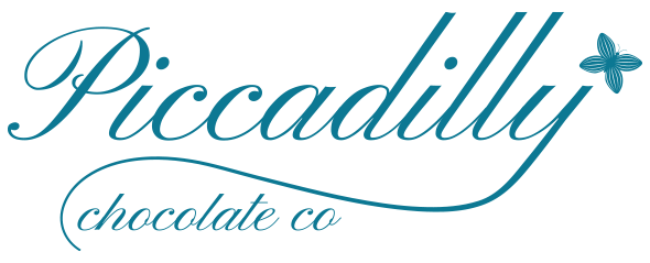 Piccadilly Chocolate Co Logo in teal colour